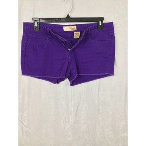 Hybrid & Company Cut-off Jean Shorts Purple Size 11